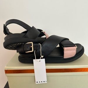 MARNI Fussbett Sandals Women Size 40